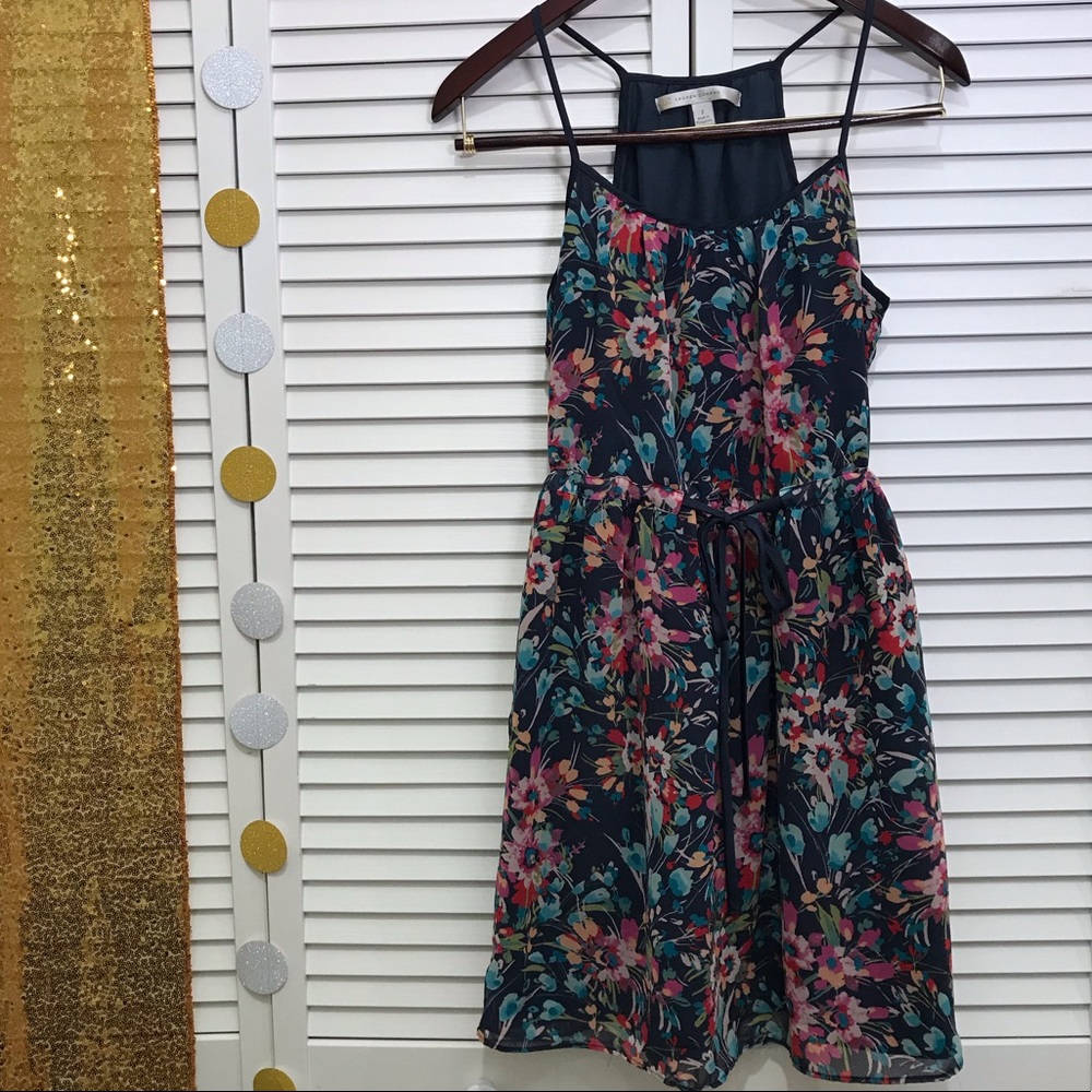 Lauren Conrad floral dress, size 2